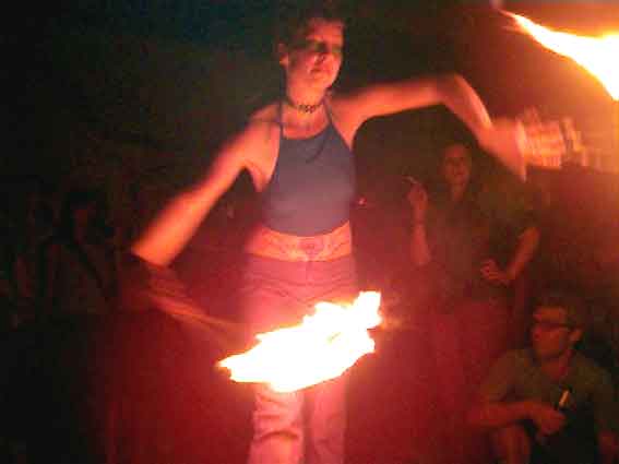 Firedance performance