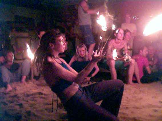 Firedance performance