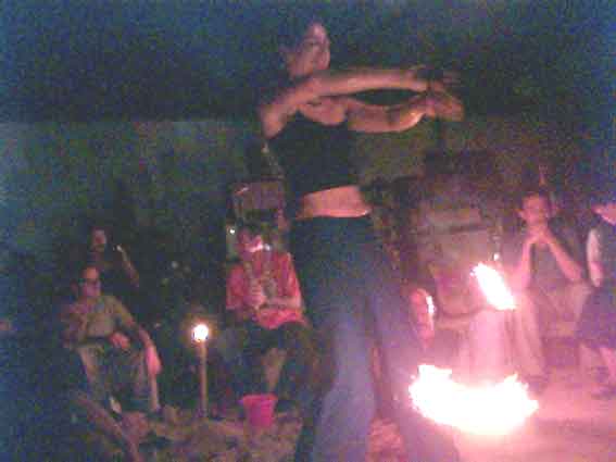 Firedance performance